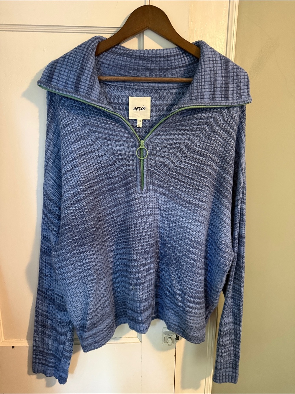 Aerie Quarter Zip Sweater